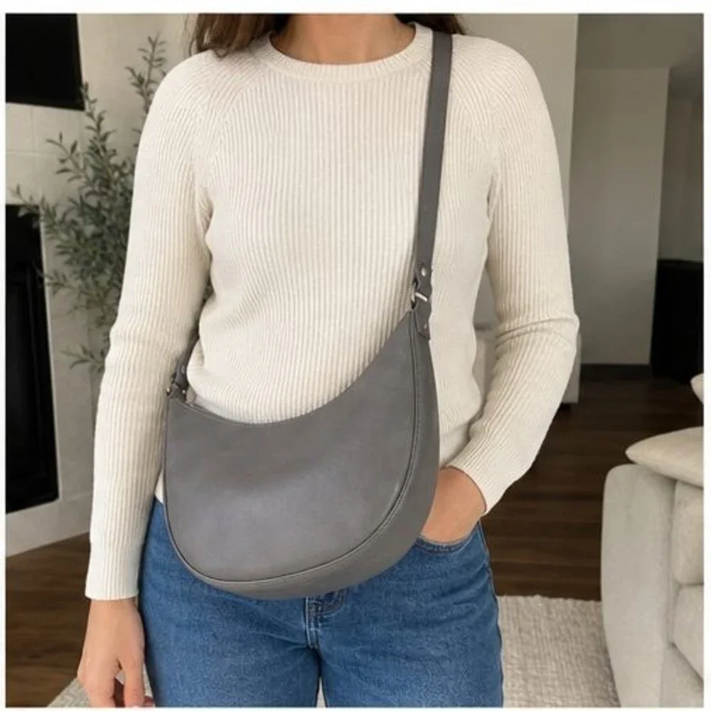 Olive Woven Crossbody Bag